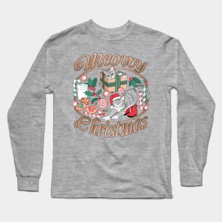 May You Have a Meowy Christmas Long Sleeve T-Shirt